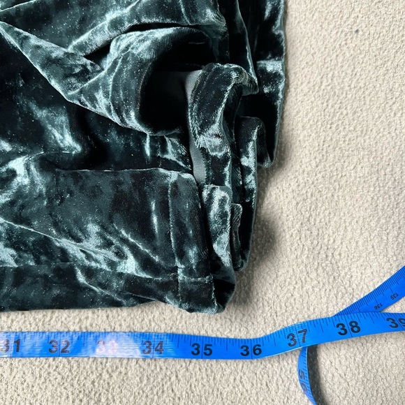 Preston & York Velvet Maxi Skirt in Deep Teal - Picture 5 of 7